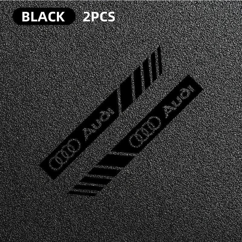 2 szt. Stylizacja samochodu Naklejka Dekoracyjna Lusterka Wstecznego Winyl do q2 Sline QUATTRO RS A3 A4 B8 8P 8V B6 A5 A6 C7 Q5 B9 B7 C6 A1 Q7