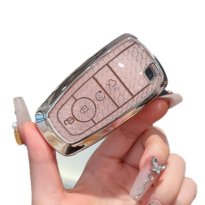 Luxury Key Cover for Ford Mondeo, Edge, Explorer, and Escort Models.
