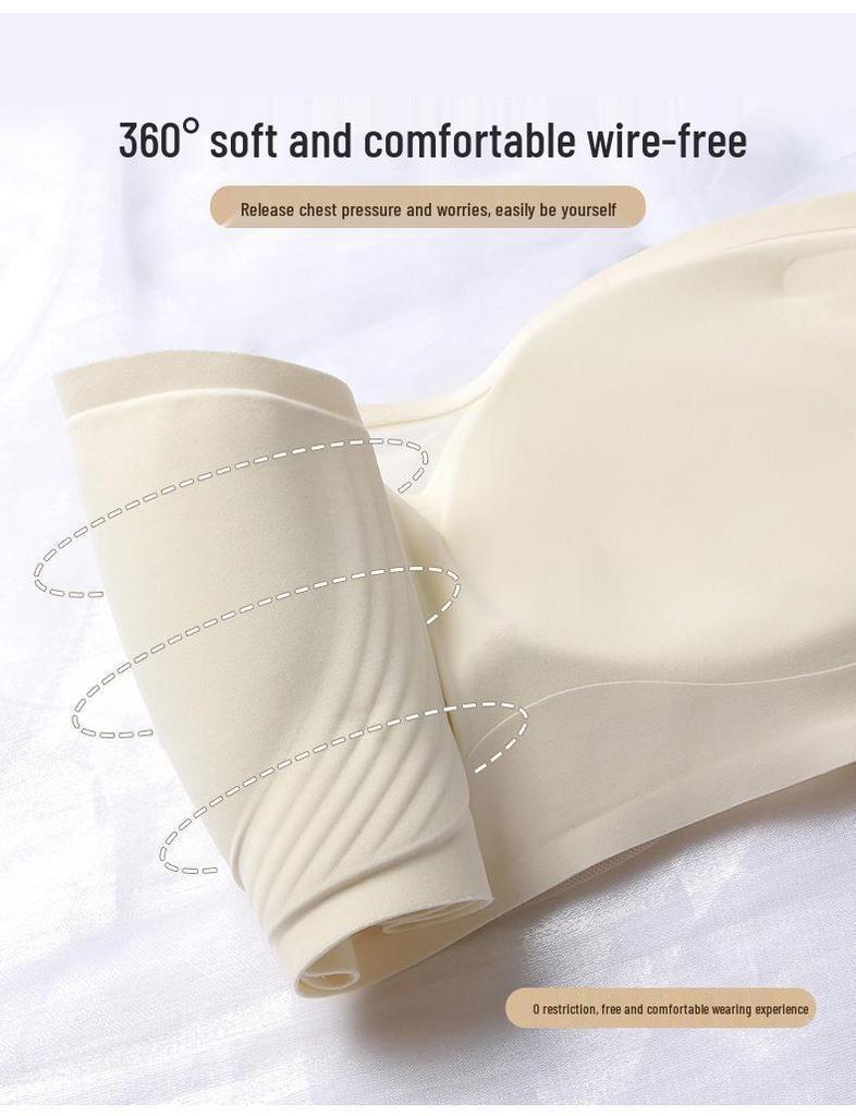 Seamless Strapless Non-Slip Bandeau: Invisible Lift & Support Bra for Small Chest