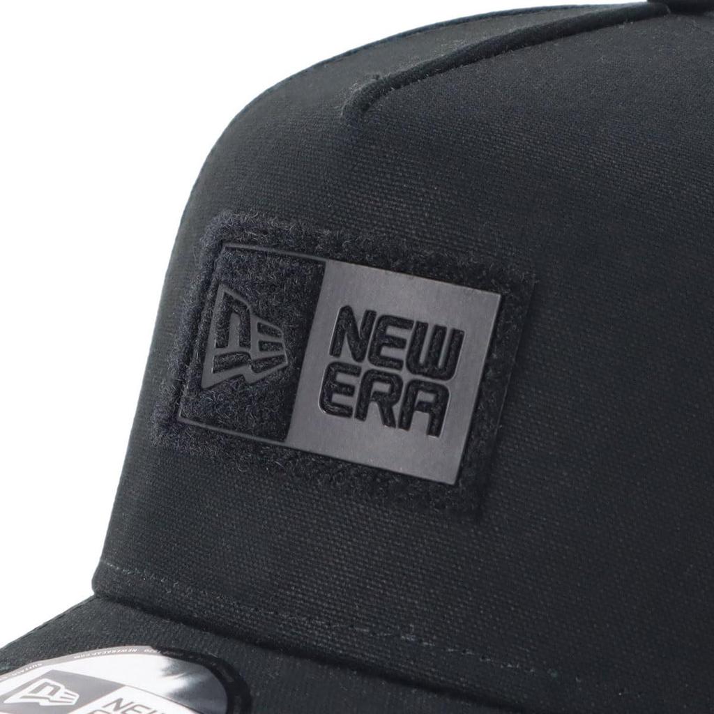 New Era Outdoor Box Freie Größe OD Entenstoff Klettverschluss-Patch Schwarze Kappe, Logo, Schwarz, 940AF,