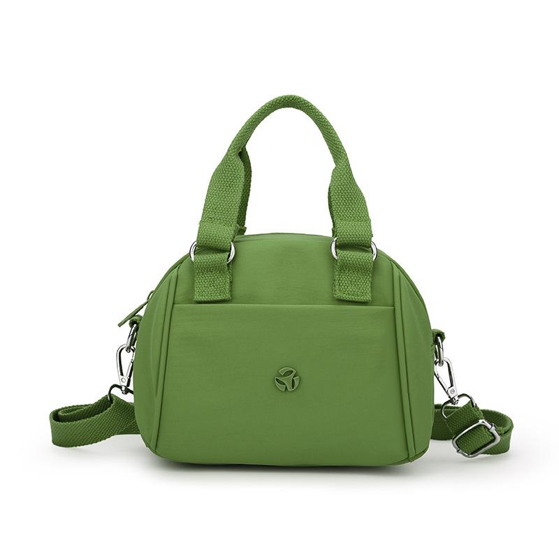 

Сумка через плечо Большая вместительная сумка через плечо Сумка для мам среднего возраста Водоотталкивающая нейлоновая сумка светло-зеленый