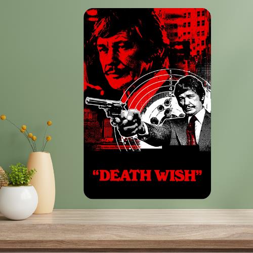 Death Wish Classic Movie Metal Poster Sign 20x30cm(7.8x11.8inch)