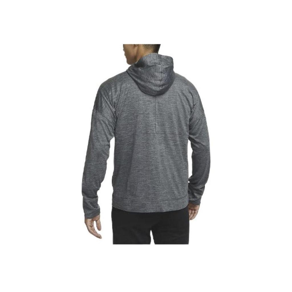 Nike Yoga Dri-FIT Solid Color Zip-Up Hoodie Men Hoodies Cool-Gray FB7779-065