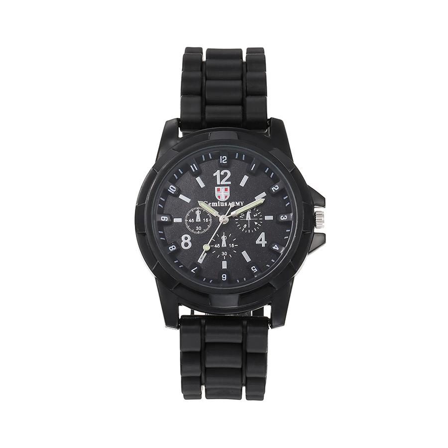 New casual fashion simple round dial pointer style canvas strap men's watch; Birthday gift of choice