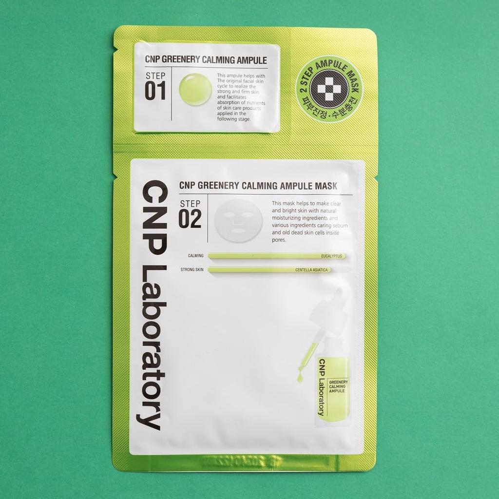 CNP CICA Mask Face Pack Special Care Serum and Relieves Skin Irritation Set (CNP Laboratory) - - Moisturizing, Soothing, - 5-Pack
