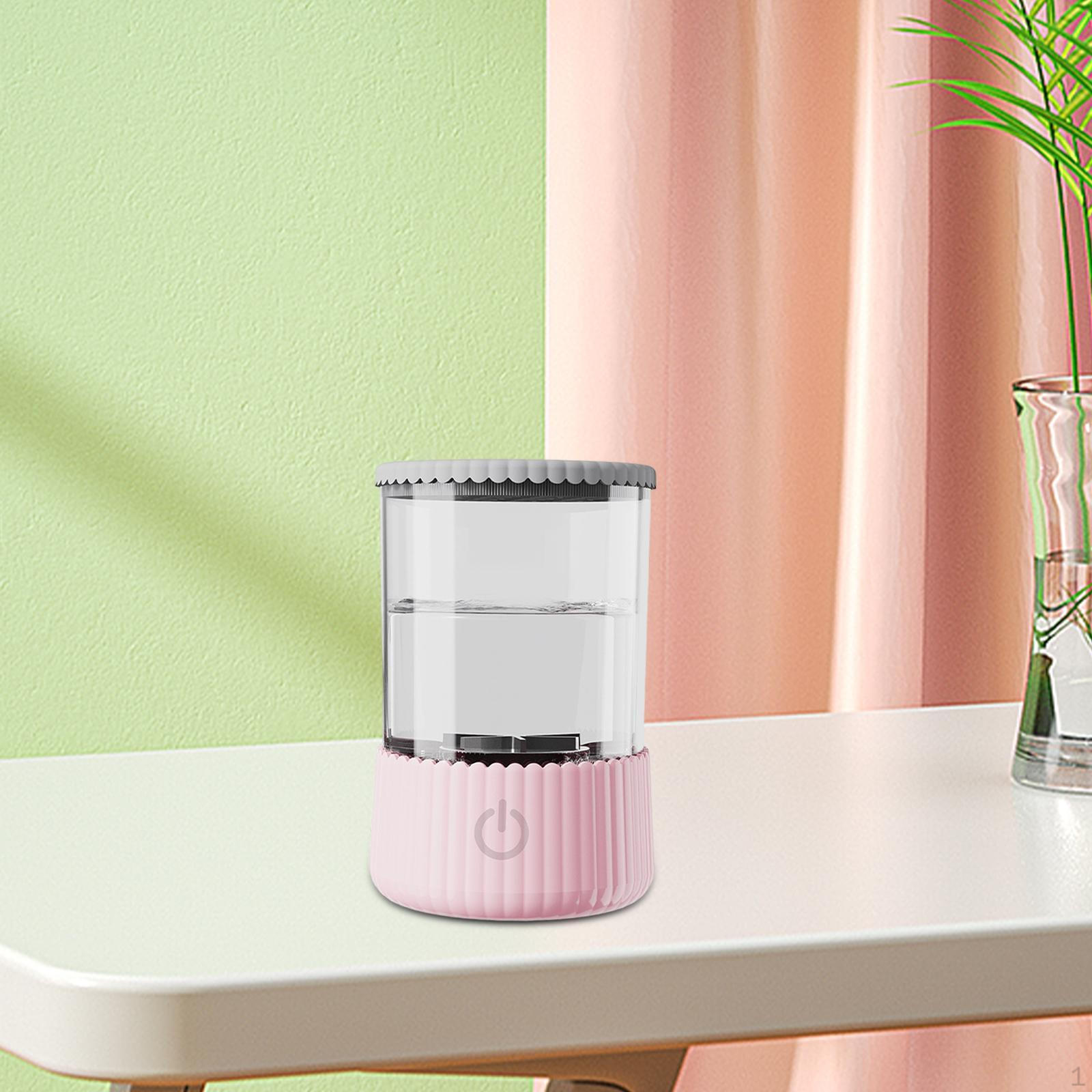 

Cosmetics Brush Washing Machine, Plug in Cleaning Tool for Salon Use рожевий