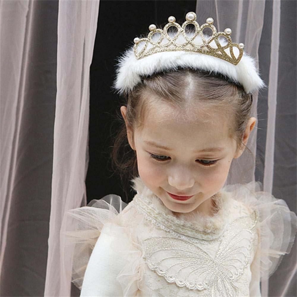 Cute For Party Crown Children Kids Girls Hair Band Hair Hoop Birthday Headwear Headband