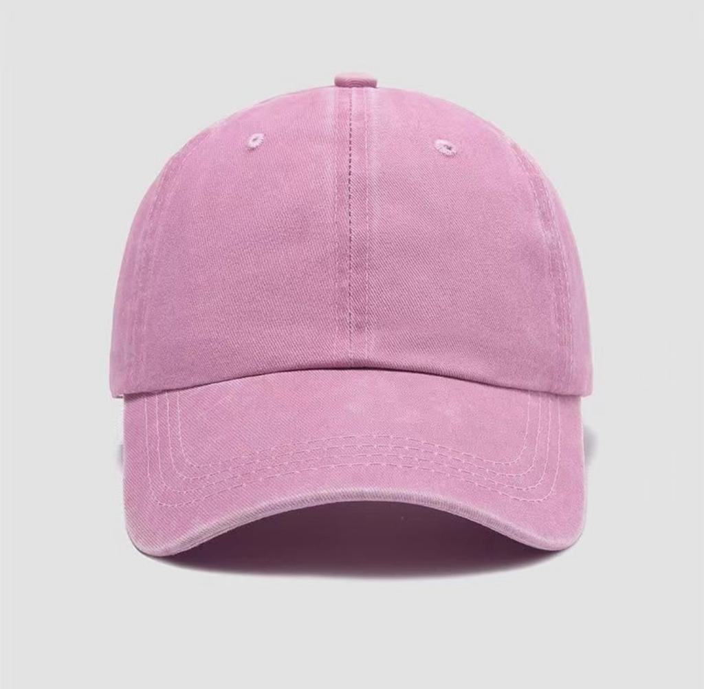 Water Washed Old Duckbill Cap, Spring and Summer Soft Top, Retro Curved Brim, Versatile Casual Outdoor Baseball Cap