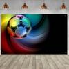 3D Ball Creative Pattern Hanging Flag Polyester Printed Banner Hand Pulled Flag