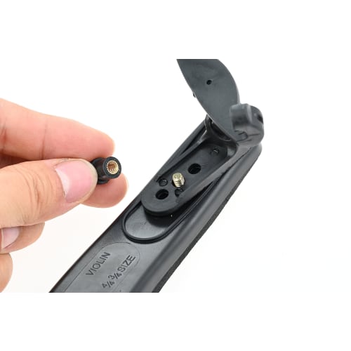 Dreld Violin Shoulder Rest, Fits 3/4 and 4/4 Violins, Made of Plastic and EVA Foam, Lightweight, Non-Slip, Suitable for Beginners and Professionals, S