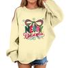 Children's Fashionable Casual Long-sleeved Loose Christmas Print Pullover Sweatshirt