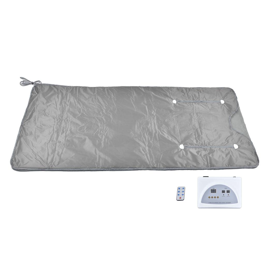 Koc spa na podczerwień 650 W Zimno Usuwający Kształtujący Bezpieczny Przenośny Cyfrowy Koc spa na ciepło do domu
