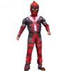 Deadpool Cosplay Costume For Boys Featuring Lifelike Muscle Design And Breathable Fabric