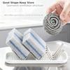 1-10Sets Multi Purpose Soap Holder with Drainage Bathroom Countertop Soap Dish Kitchen Sponge Scourer Storage Rack Tray