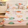 New Thicken Quilted Mattress Cover King Bed Fitted Bed Sheet Anti-Bacteria Mattress Topper Air-Permeable Bed Pad (No Pillowcase)