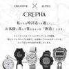 Crepha Watch Analog Ladies 3atm Water Quiet Second Hand Japanese Quartz Model Nb