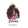 Beautiful Princess Parches Crown Princess Patch Fashion Iron On Diy Accessory Heat Transfer Stickers Clothes Iron-On Transfer