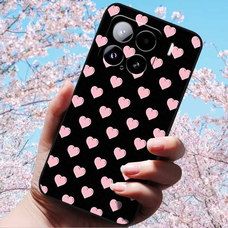 For Xiaomi 15 Pro 5G 6.73"Cases 3D Relief Soft Silicone Cover Retro Embossed for Xiaomi 15 5G Phone Mi 15pro 15 3D Soft TPU Case