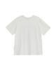 THEMUSEUMVISITOR Color Typo Slub T-Shirt (White)