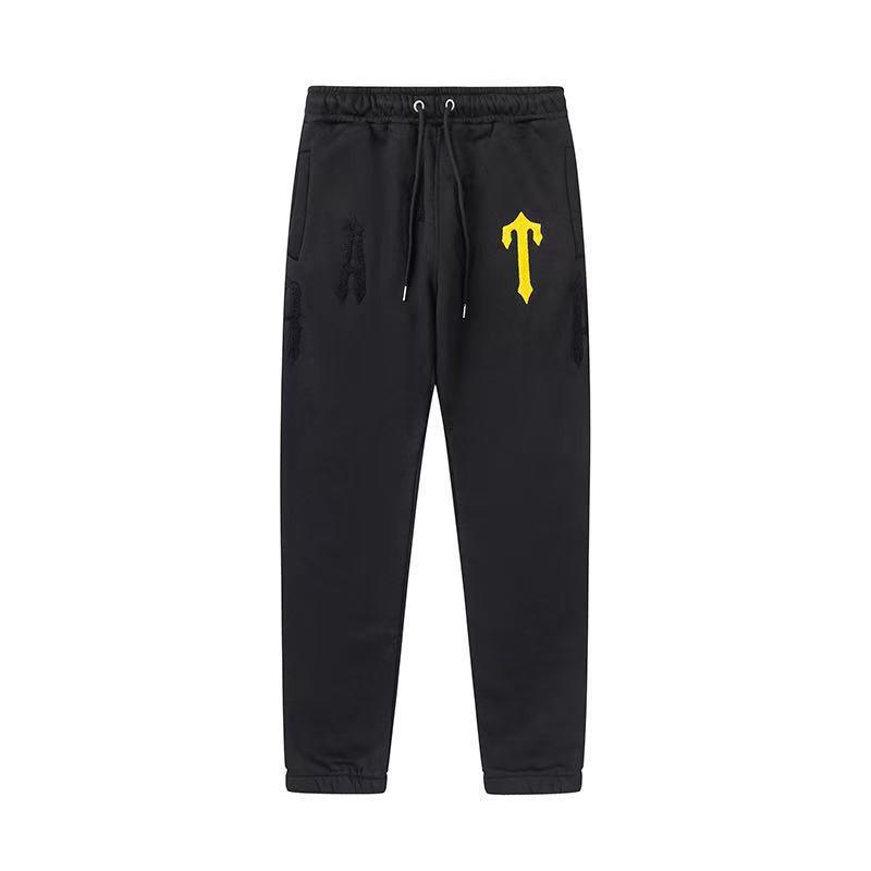 Mens Oversized Hooded Sweatshirt Jogger Set With Embroidered Letter Streetwear Casual Outfit