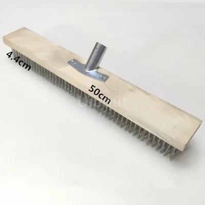 Grill Cleaning Brush BBQ tool Grill Brush 3 Stainless Steel Brushes In 1 Provides Effortless Cleanin pizza furnace stove brush