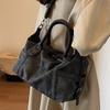 Retro Design Pu Leather Shoulder Bags For Women 2024 Korean Fashion Big Armpit Bag Female Crossbody Bag Handbags