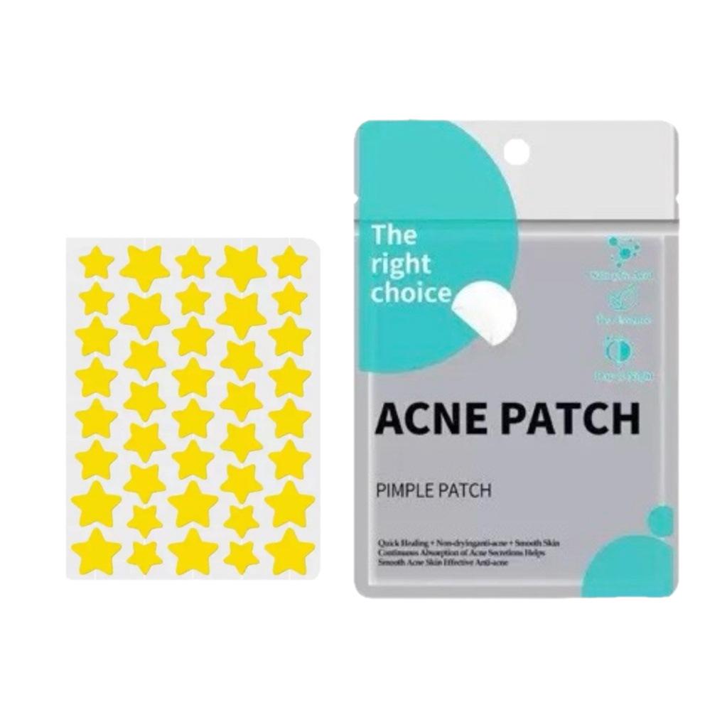Official Star Acne Patches - 40 Clear, Invisible Hydrocolloid Patches for Pimple Absorption