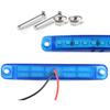 Side Marker Light,1pc Blue -24V 9LED Cab Marker Light,Indicator Light Front Rear Side Light