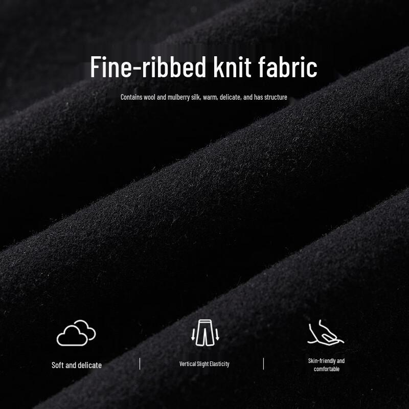 Xiangying High-Waisted Wide-Leg Commuter Trousers
