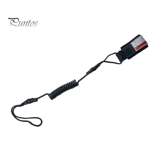 Coiled SUP Spring Strap TPU Surfboard Leash Adjustable Wrist Stand-Up Paddle Board Leg Rope Shortboard Longboard Safety Long-lasting