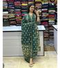 Dámský designový party salwarový oblek Kurti Indický Bollywood Top Tunika Kurta Kalhoty Dupatta Set