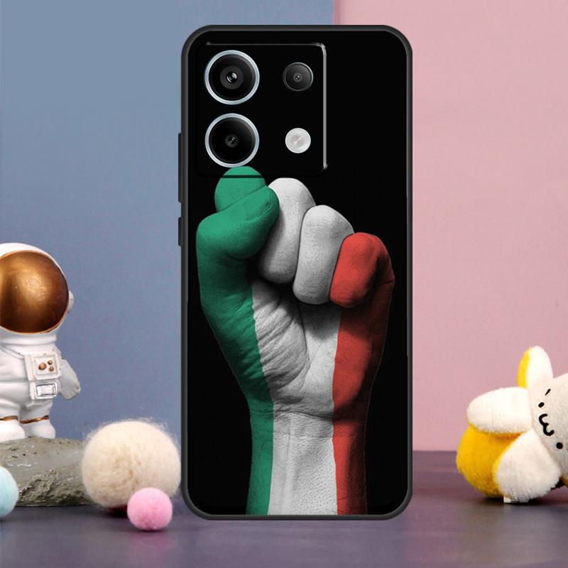 Italy Flag Case For Xiaomi Redmi Note 13 9 10 11 12 14 15 Pro Plus Redmi 15 15C 14C 10C 12C 13C Cover
