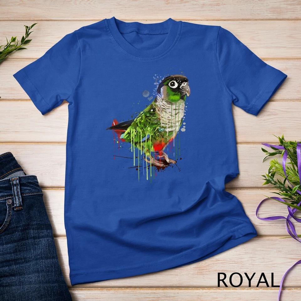 Green Cheek Conure Hoodie, Cute Conure Parrot Unisex T-shirt 6 XL
