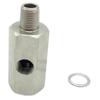 Oil Pressure Sensor M10x1.5 Female To M10x1.5 Male with 1/8 NPT Side Port Hose Motors Turbo Supply Replacement Feed Line Gauge