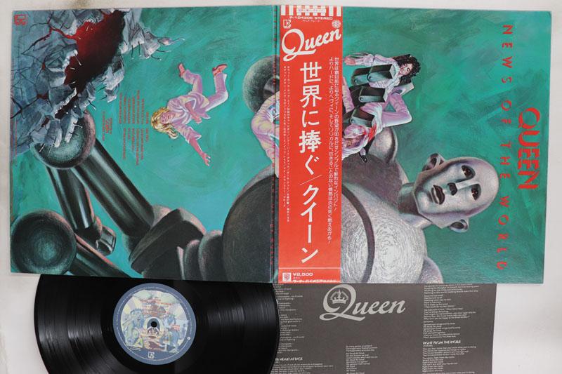 

LP Record QUEEN News Of The World P10430E ELEKTRA 1976 Japan Obi Rock Used