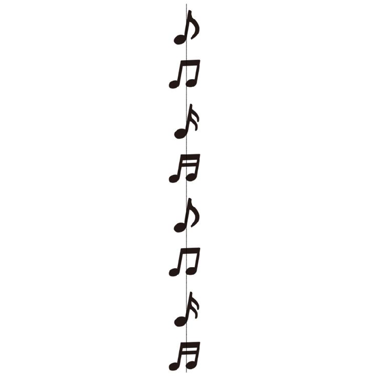 

Black Musical Notes Party Decorations to Create Music Atmosphere for Themed Celebration Recycled Paper User Friendly Design