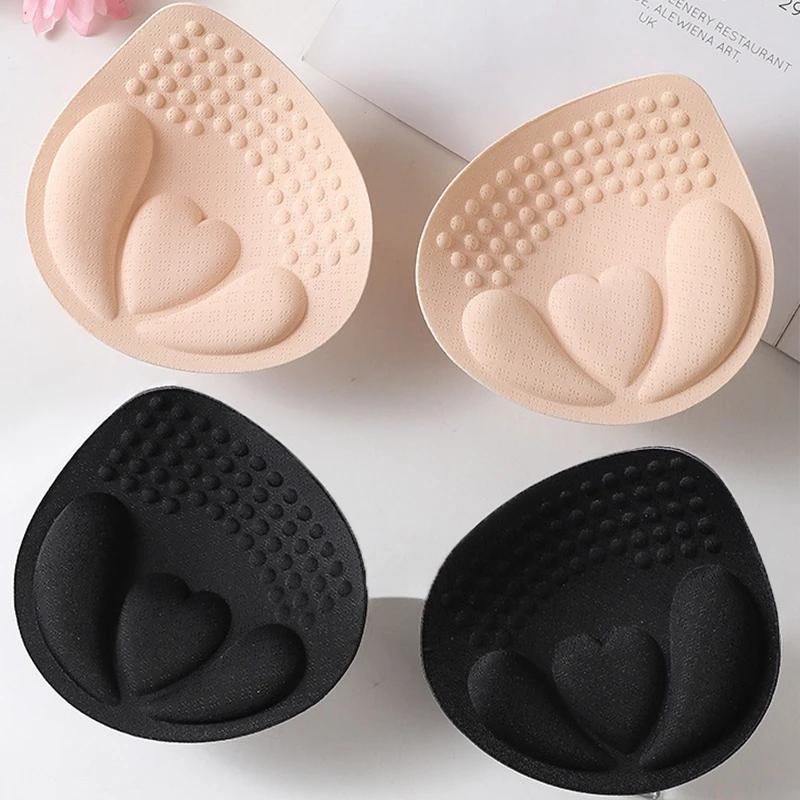 4CM Removable Push Up Bra Pads Inserts Women Underwear Breast Lift Breathable Sponge Padded Bra Pad Lining Swimsuit Bra Insert