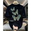 Men Cotton T Shirt Short Sleeve Crew Neck Casual Solid Color Basic Tee Top Summer Breathable Comfortable Clothing for Daily Wear