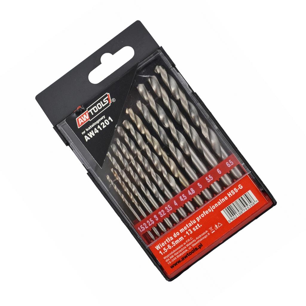 AW Tools Twist Drill Bit Set (Pack of 13)