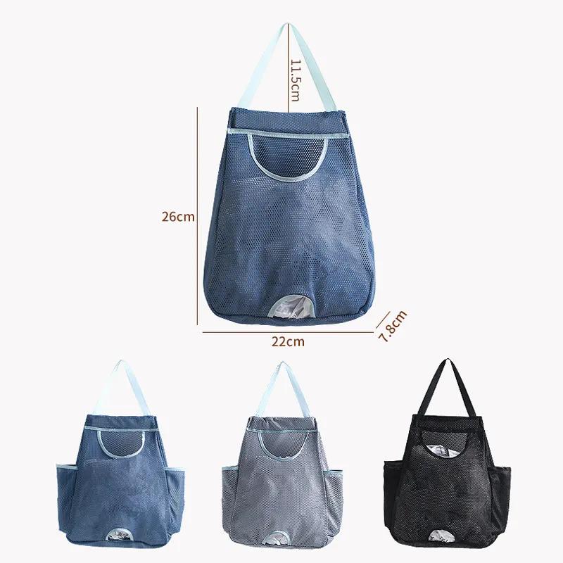 Kitchen Garbage Bag Storage Artifact Plastic Bag Storage Box For Shopping Bags Wall Mounted Pull-Out Sorting Bag Collection YLE544