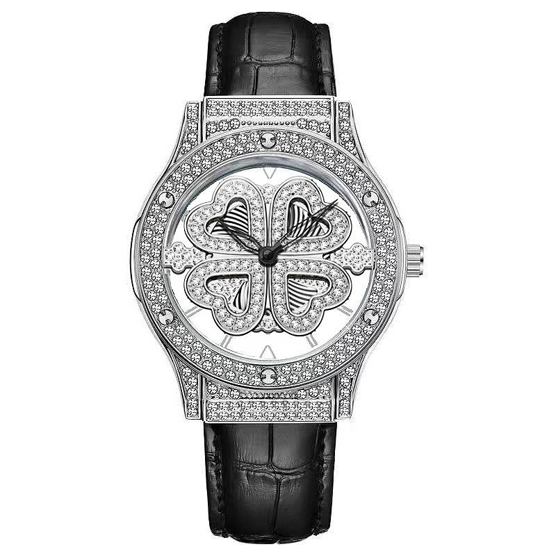 Fashion Love Rotating Watch Full Diamond Watch Lady