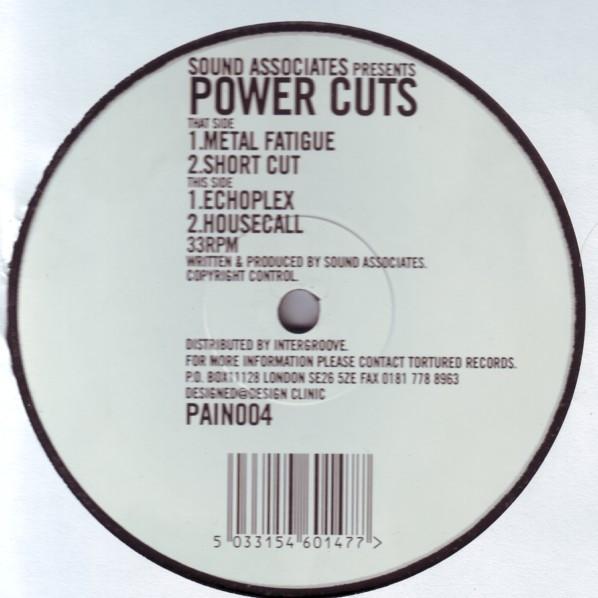 

12inch Record SOUND ASSOCIATES - Power Cuts PAIN004 Tortured Record 1998 UK Dance & Electronica Used