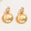 CCB Women's Fashion Set Gold Plated Plastic Natural Stones Geometric Oversized Beads Classic Heart Shaped Pendant Necklace