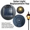 Waterproof Solar Lantern Lid Automatic Charging Outdoor Lantern Lights  Table Lights