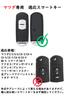 [ontto] Mazda Key Case, Key Cover, PU Leather, Alloy, Key Chain, Compatible with Mazda