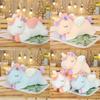 Dream Cute Unicorn Fur Toy Rainbow Angel Horse Sleeping Doll Birthday Gifts
