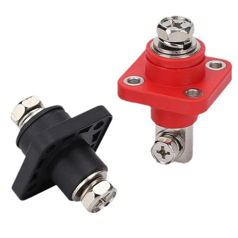 2Pcs 200A Battery Storage Terminal Connector Battery Power Terminal  Protector Terminal Post