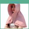 Sun Protection Wide Brim Sun Hat For Women With Adjustable Neck Cover Summer Outdoor Shield