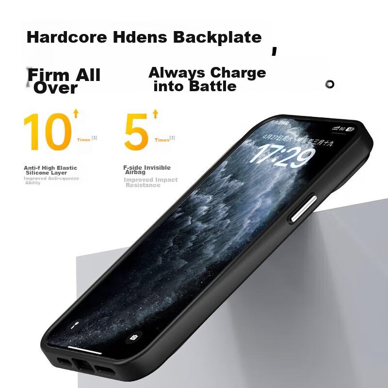 IPhone 11 Pro Max Case, Apple 11 Pro Max Protective Cover, Frosted Shockproof Anti-Fingerprint Full Protection Case, Midnight Black
