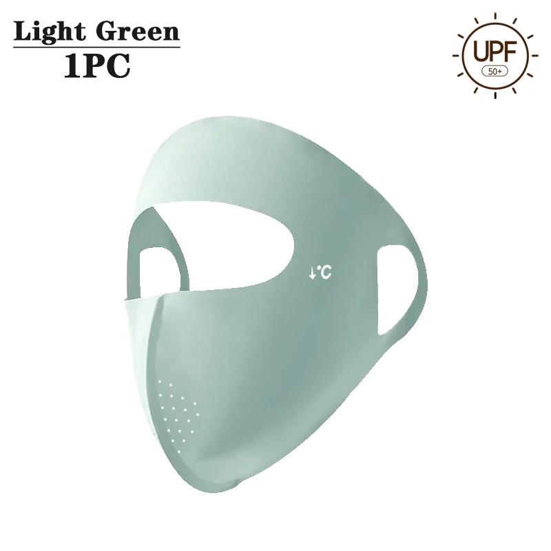 1-10PCS 2025 Summer Full Face Mask UV Sun Protection for Men Women Outdoor Travel Cycling Beach Elastic Breathable Face Cover